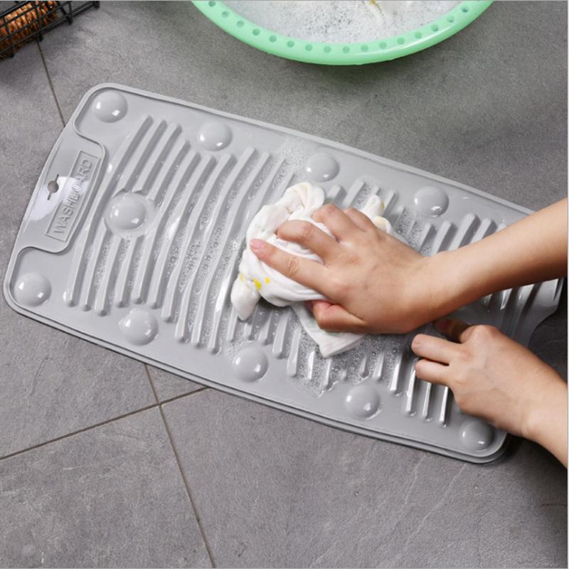 Washing Board Portable Household Non-Slip Silicone Washboard Lazy Personal Laundry Socks Small Washboard Laundry Mat