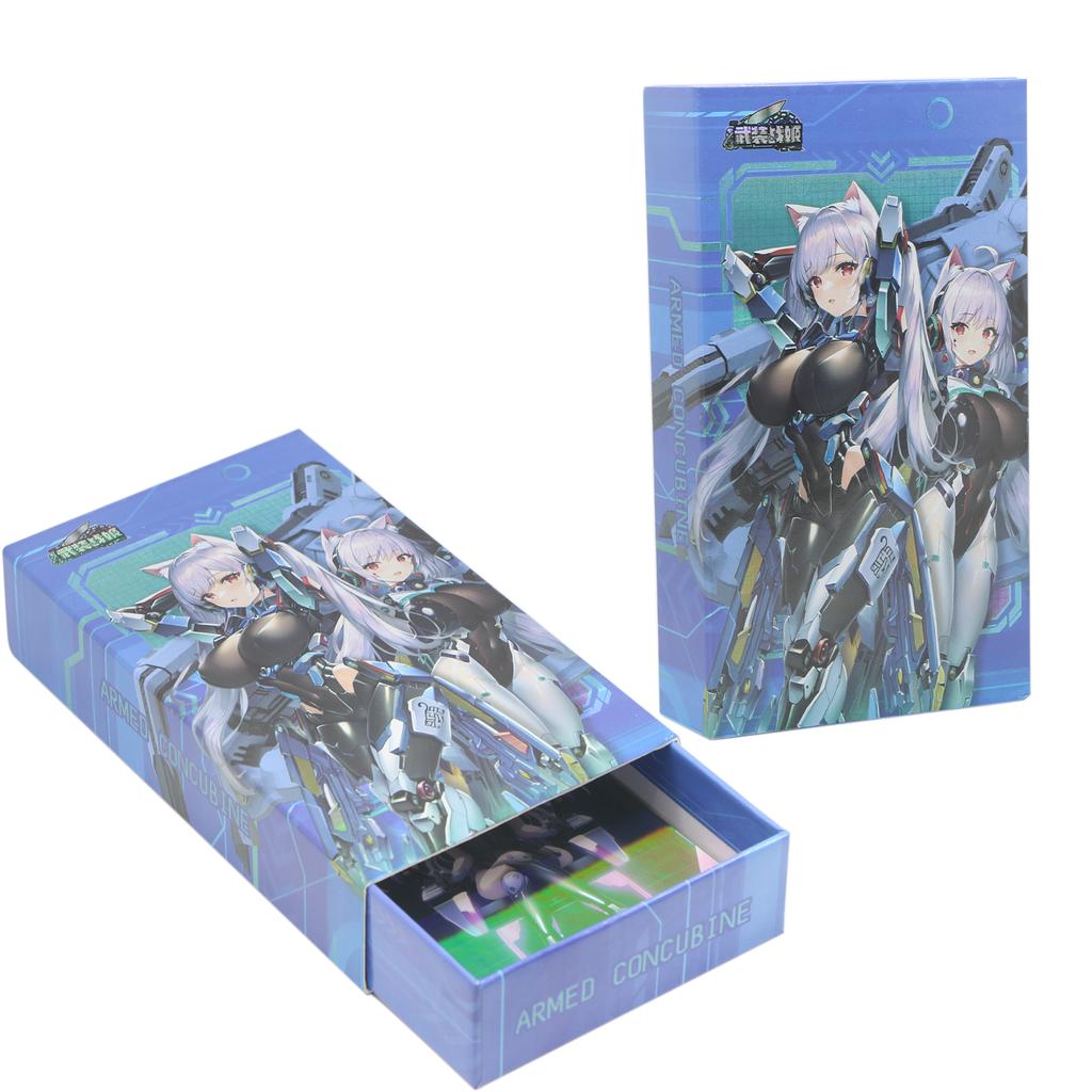 Exceedingly Beautiful Women Goddess Cards Anime Premium Spicy HOLO Booster Thick Exquisite Metal Card Games Toys Gift