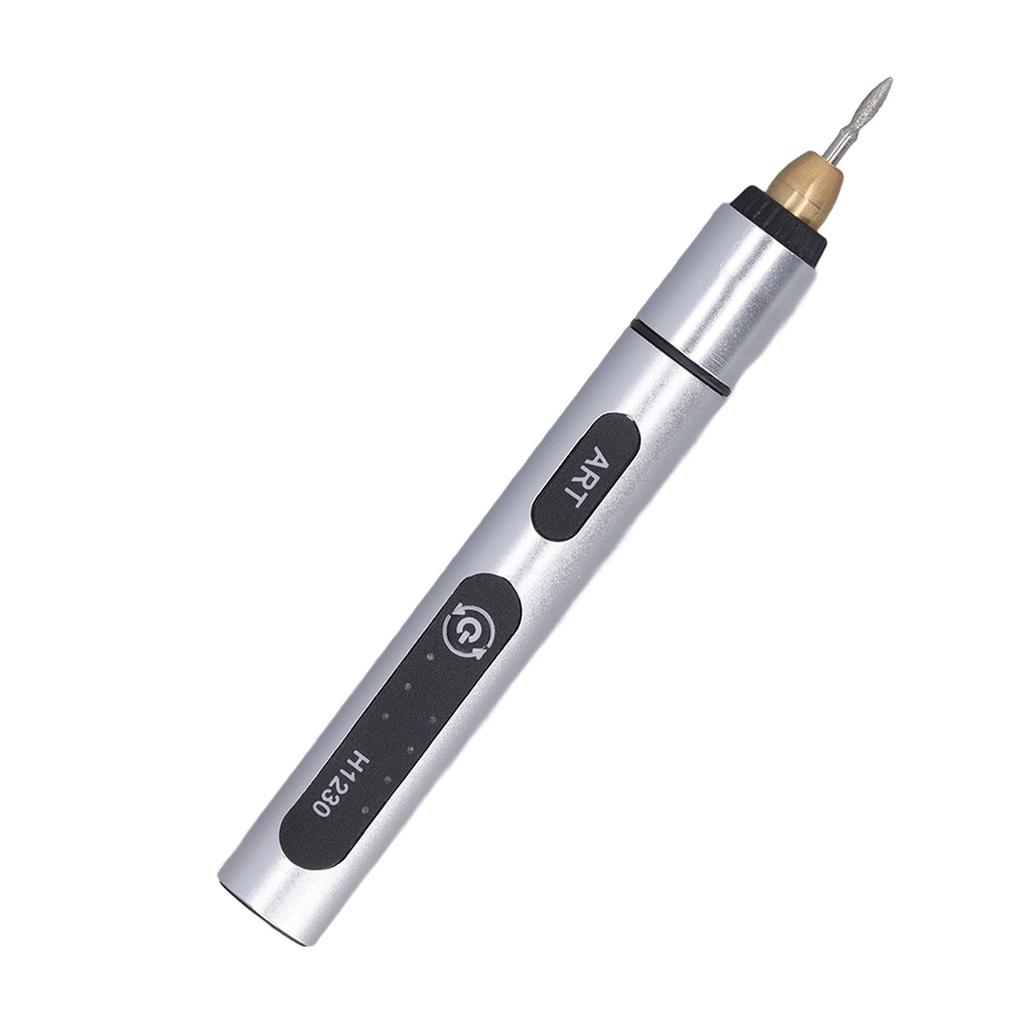 Mini Grinder Pen Rechargeable CW CCW 3 Speeds Electric Rotary Grinding Tool Built In Battery