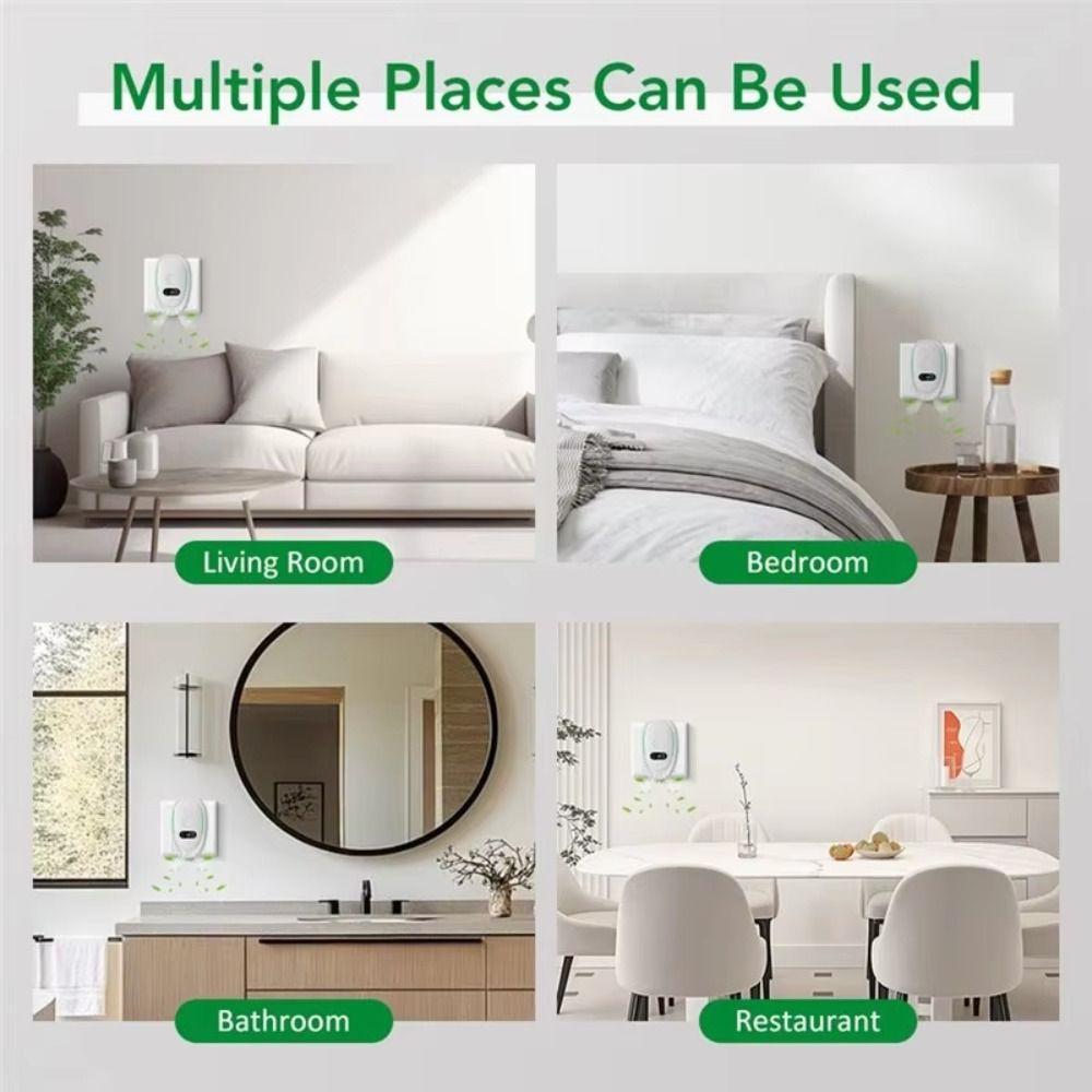 Portable Air Purifier US UK EU Plug Plug-In Air Purifier Odor Removal Air Ionizer  Living Room