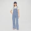 Lee Mid-Fit Wide-Leg High-Waisted Overalls Women Overalls LWB007752203487A07935
