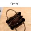 Women's Metal Pendant Shoulder Bag, Crossbody Bag, Bucket Bag, High-Quality Light Luxury Style Handbag, Premium Feel