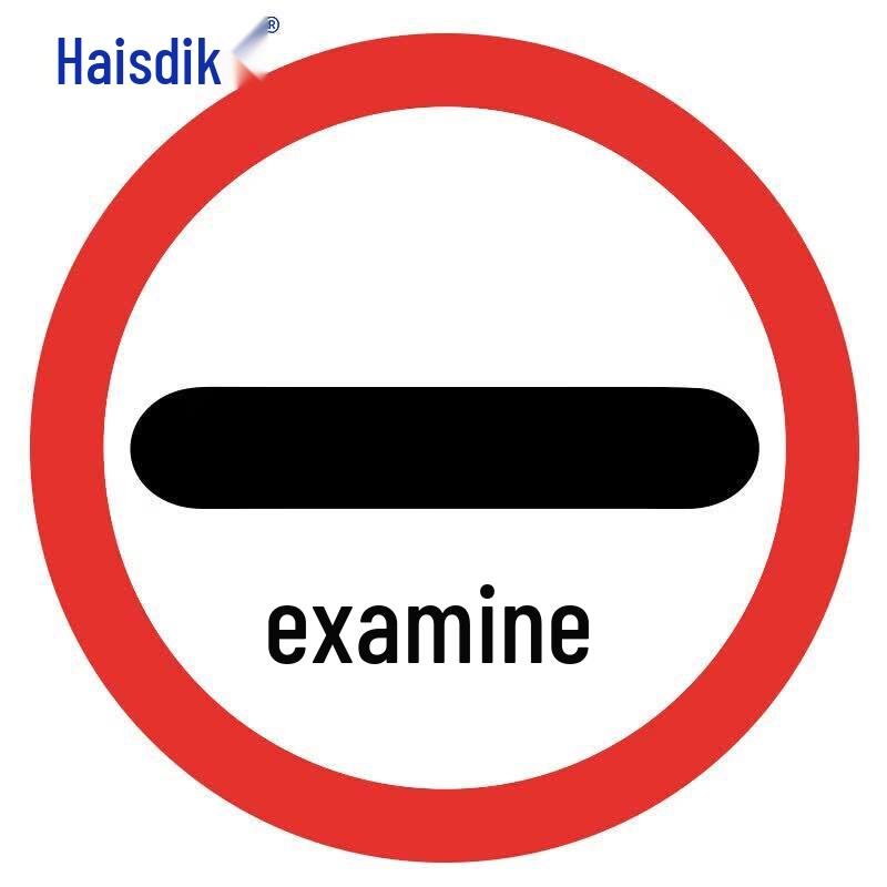 Haisidick Reflective Circular Traffic Safety Sign