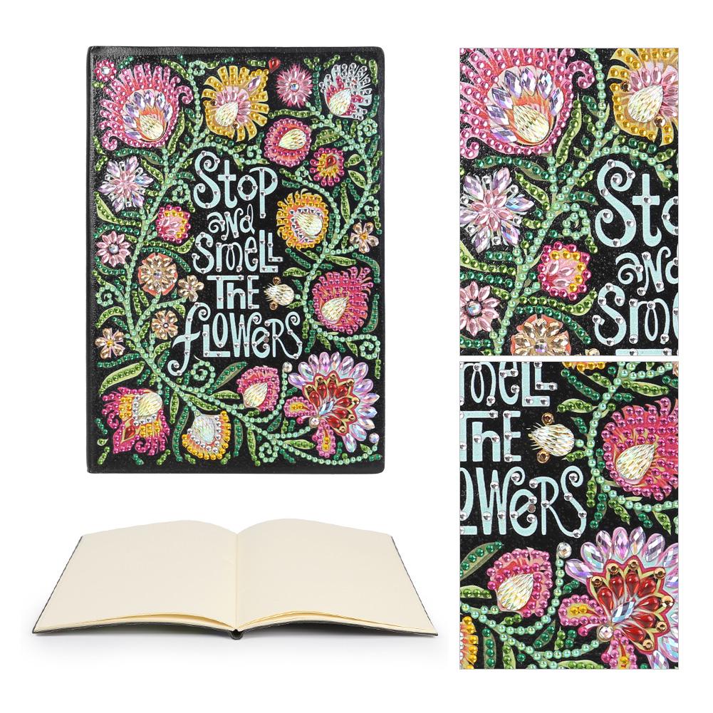 5D DIY Special Shape Diamond Painting Notebook Embroidery Sketchbook Diamond Painting Mosaic Rhinestone Art Hand Craft Kit