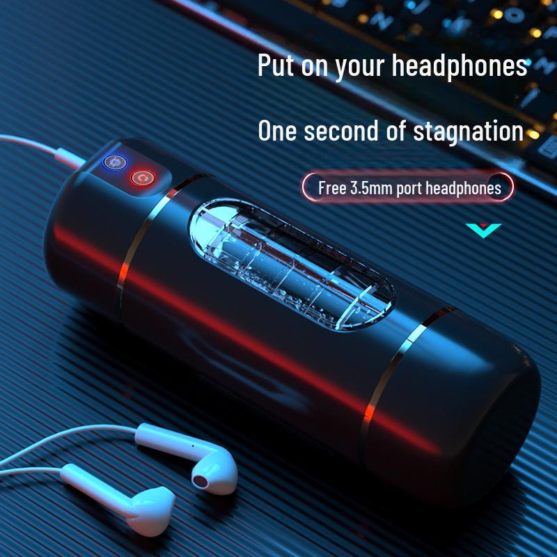 Lai Le Cool Voice Interactive Vibrating Men's Masturbator Cup