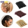 50pcs/lot Classic Hairpins 5cm Invisible Black Wave Hair Clips Metal Barrettes Hairstyling Tool For DIY Girls Hair Accessories