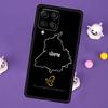 Punjab Map Outline Cover For Samsung Galaxy M11 M51 M31 M33 M13 M23 M53 M15 M55 M14 M34 M54 M20 M32 M52 Case