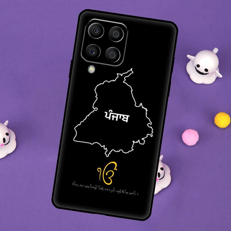 Punjab Map Outline Cover For Samsung Galaxy M11 M51 M31 M33 M13 M23 M53 M15 M55 M14 M34 M54 M20 M32 M52 Case