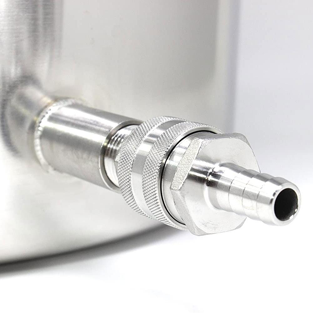 4pcs G1 2in Male Thread Stainless Steel Quick Connector Adapter for Home Brewing Beer