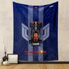 Red Bull Racing F1 Auto Blau Design Gemustertes Wandteppich für Schlafzimmer und Wohnzimmer Heimdekoration Sofas