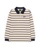 Syupeodeulai Mehrfarbig gestreiftes Poloshirt Elfenbein Sduipdp27Ivr
