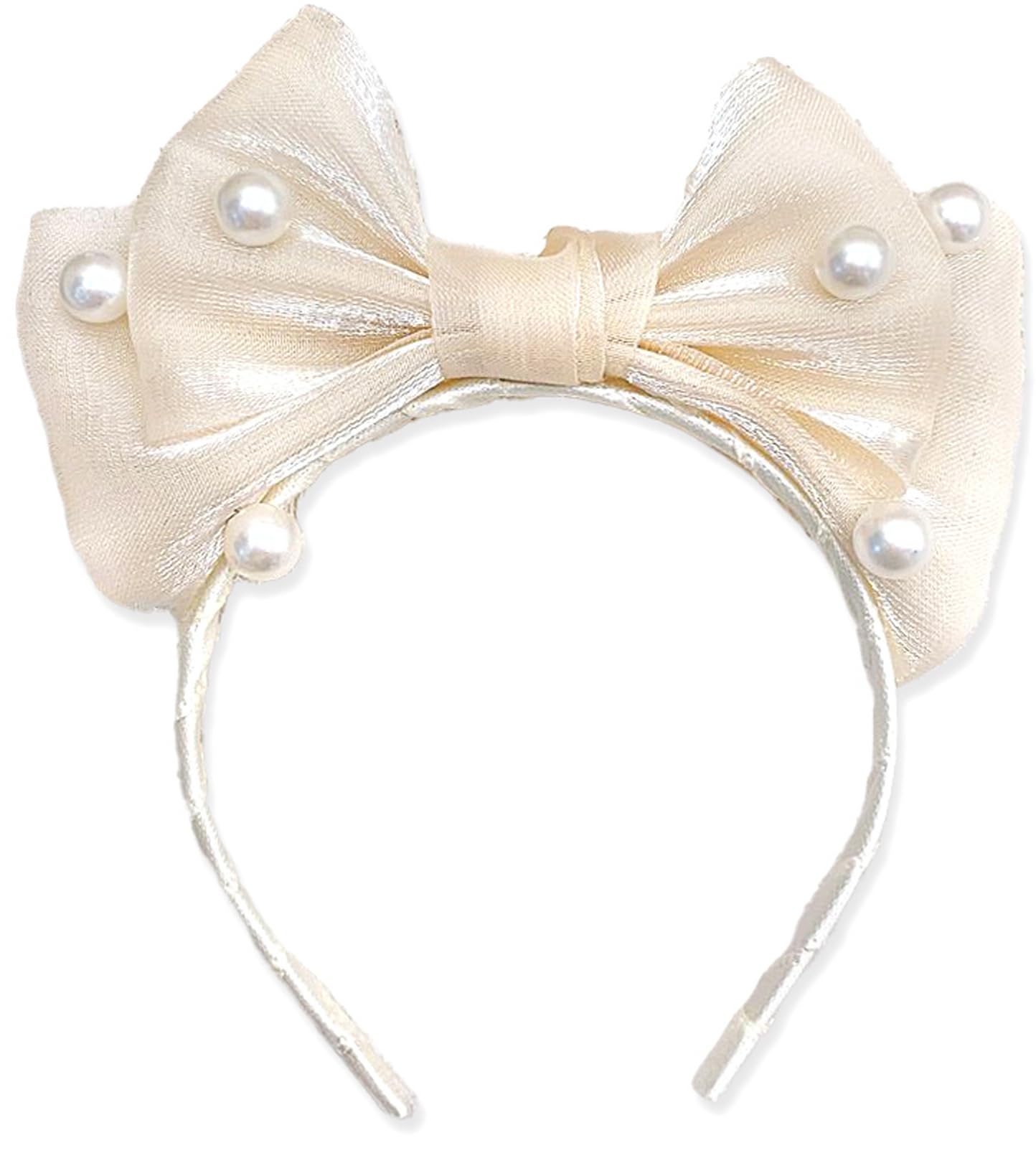 

Pearl Ribbon Headband for Plush Toys [10cm] Cream, Plush Clothes, Kigurumi Accessories, Otaku Activities, Doll Mascot, K-Pop Doll Costume [Used]