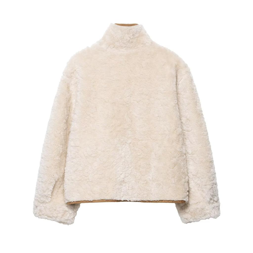 European and American style, new women's clothing, fashionable, fashionable, double-sided jacket 6318/254