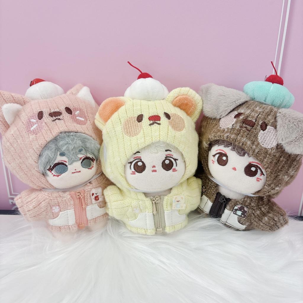 Animal Hoodie & Whip Headband Set for 10cm, Yellow [Used]