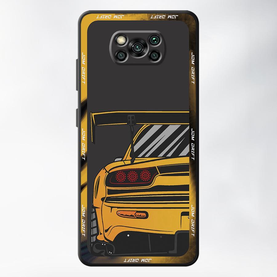 Fashion Car Funda Phone Cover Case for Xiaomi Poco F8 C50 F3 X7 X3 X4 X5 Pro C71 M5 C61 C75 F1 M7 Pro M3 M4