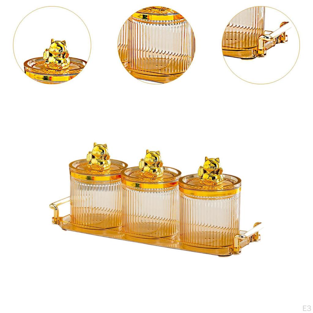 Dried Fruit Plate Multipurpose Snacks Dish Divided Serving Dishes for Party