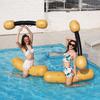 Inflatable Adult Water Jousting Game Set with Wooden Sticks Floats