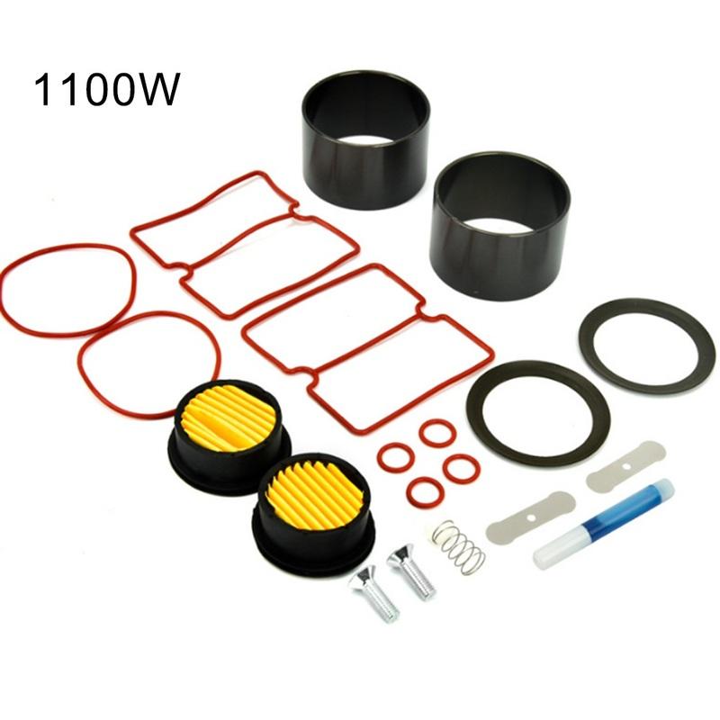 20pcs Air Compressor Repair Kit Cylinder Gaskets Piston Rings Filter Elements For 550W 750W 1100W 1500W Oil-free Compressors