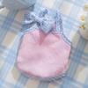 Breathable Summer Puppy Clothes Bow Clip Dog Clothing with Bow Clip Cute Dog Vest  Girls Pet