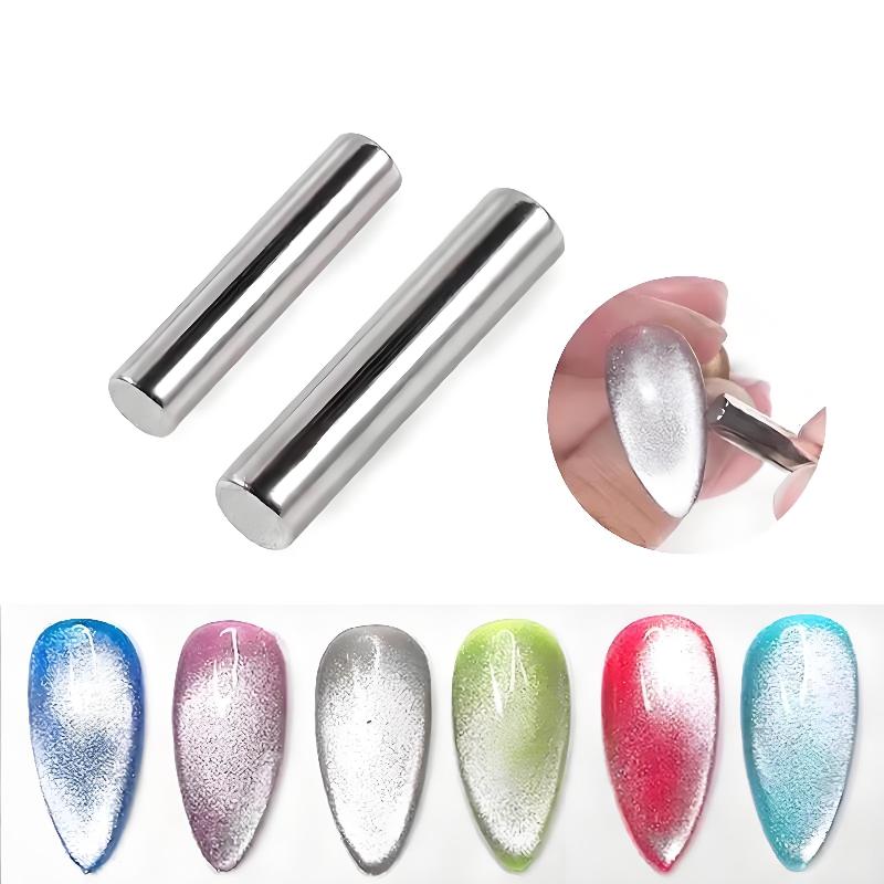 Round Cat Eye Gel Magnetic Pen for Nail Art High Adsorption 3D Nail Design Magnet for Home DIY Gel Manicure Use