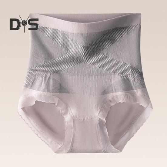Lady Underpants High Waist Shaping Underwear Butt-lifted Thin Tummy Control Elastic Panties Compression Seamless Good Breathability Daily Sport Briefs