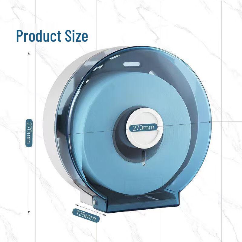 Wall-Mounted Waterproof Large Roll Toilet Paper Dispenser