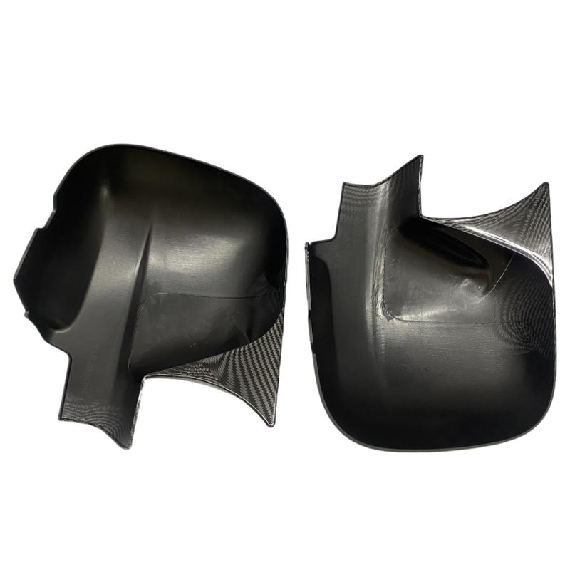 For Citroen Berlingo III Combo E Peugeot Partner II Rifter 2012-2018 Car Side Rearview Mirror Cover Wing Mirror Caps Black