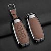 Car Key Cover Fob Shell Protector Case for Ford Territory 2019 2020 2021 2022 2023 2024 Zinc Alloy Leather Keychain Accessories
