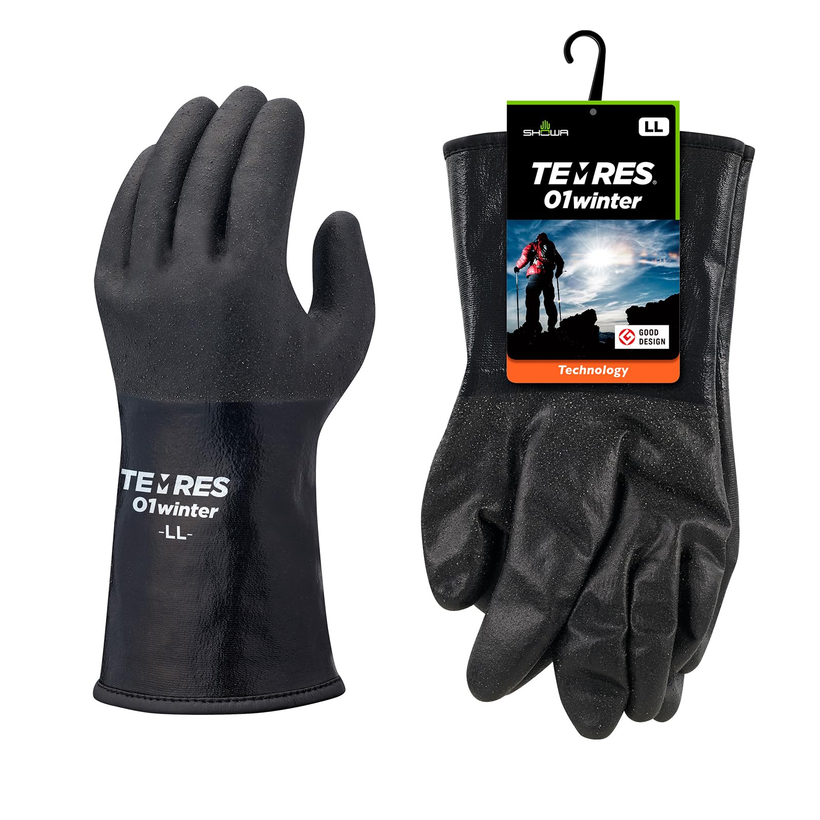 

Showa Glove Weather Outdoor Breathable and Fully TEMRES Size with Thermal Inner No Drawcord (Showaglove) [Cold Gloves, TEMRES, Waterproof] 01winter,