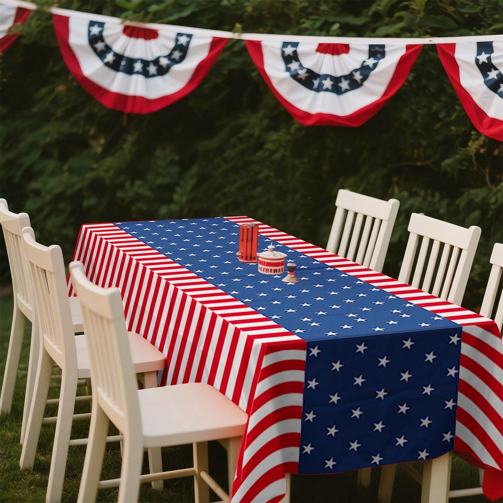 Independence Day Themed Party Decoration Disposable Tablecloth