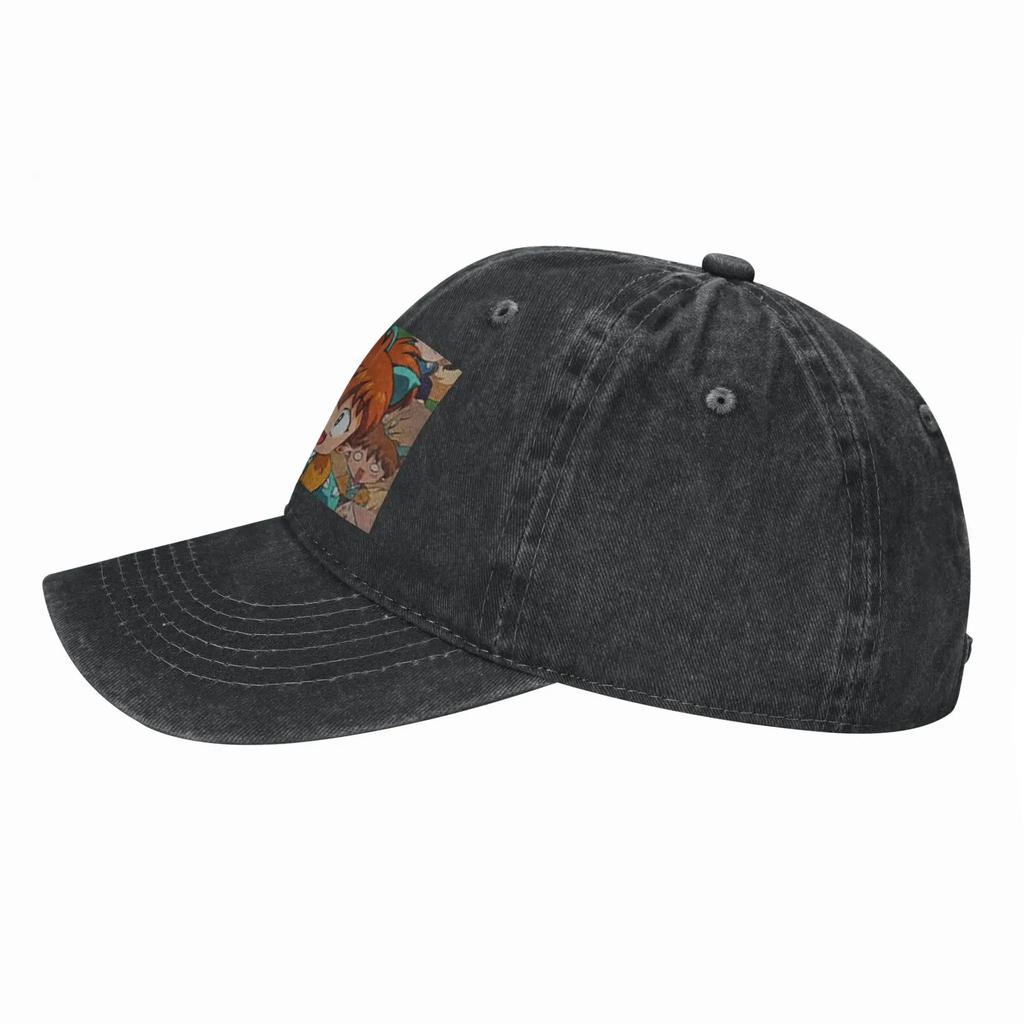 Anime Inuyasha Shippo Washed Denim Cap Casual Baseball Caps Adjustable Hat Summer Unisex Baseball Hats