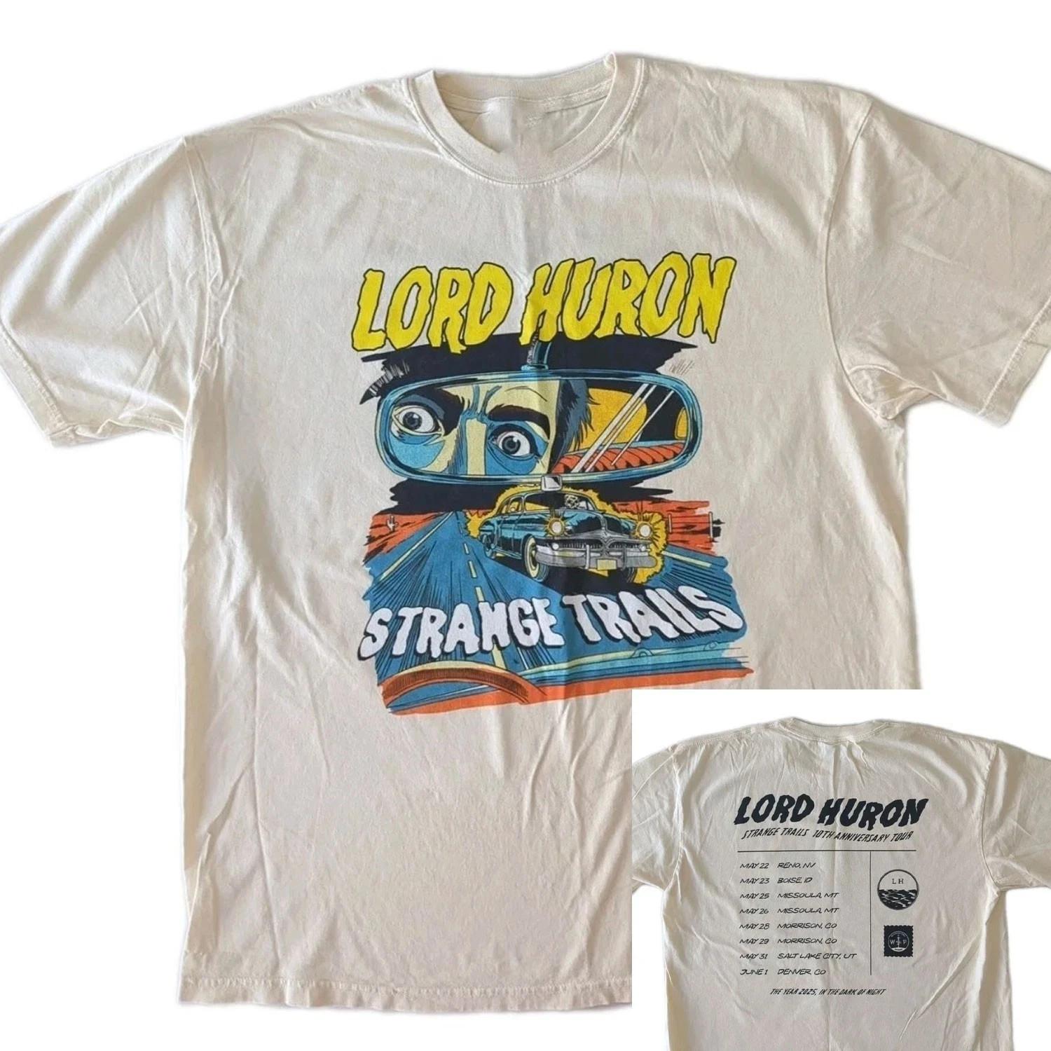 SALE 30% - Lord Huron Strange Trails 10th Anniversary Tour T-shirt 2026 S