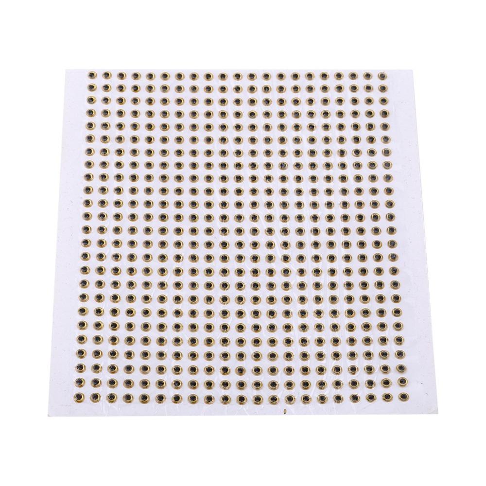 

500PCS Portable 3D Fishing Lure Eye Waterproof Multicolor Artificial Fish Eyes 3/4/5 mm Fake Fishing Eyes Fly Tying