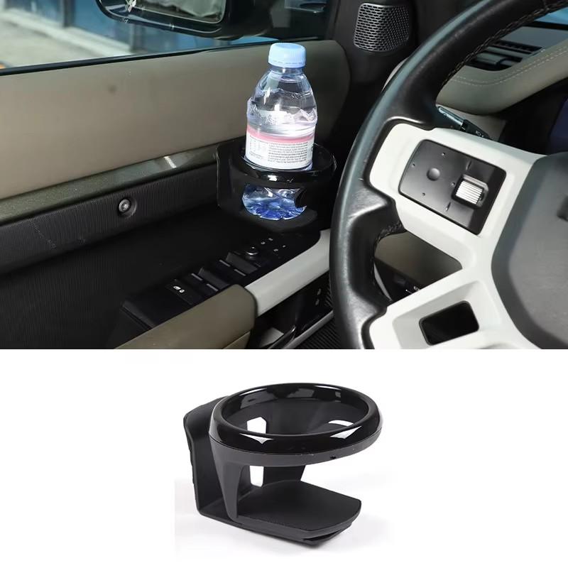 For Land Rover Defender 90110 2020-23 ABS+Aluminum Alloy Car Center Console Dashboard Water Cup Bracket Car Interior Accessories