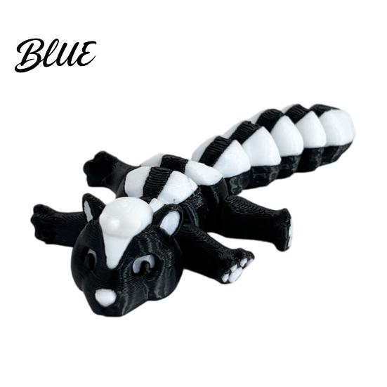 Stress Relief Animal Toy Ornament 3D Printed Flexible Joints Movable Figures with Stacking