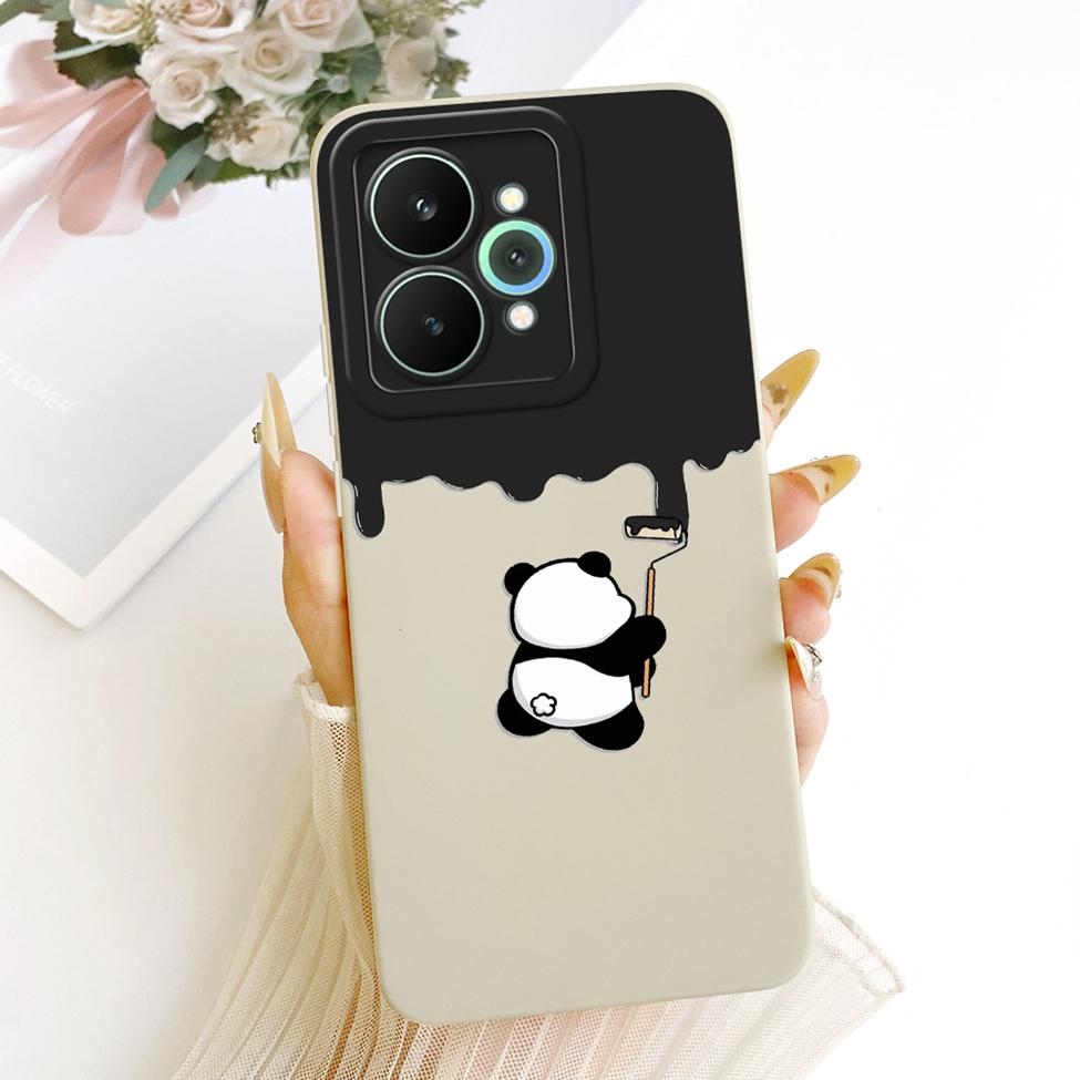 Cover For Realme 15 Pro Casing RMX5101 Silicone Luxury Fashion Flowers Kawaii Cute Painted Shockproof Phone Case