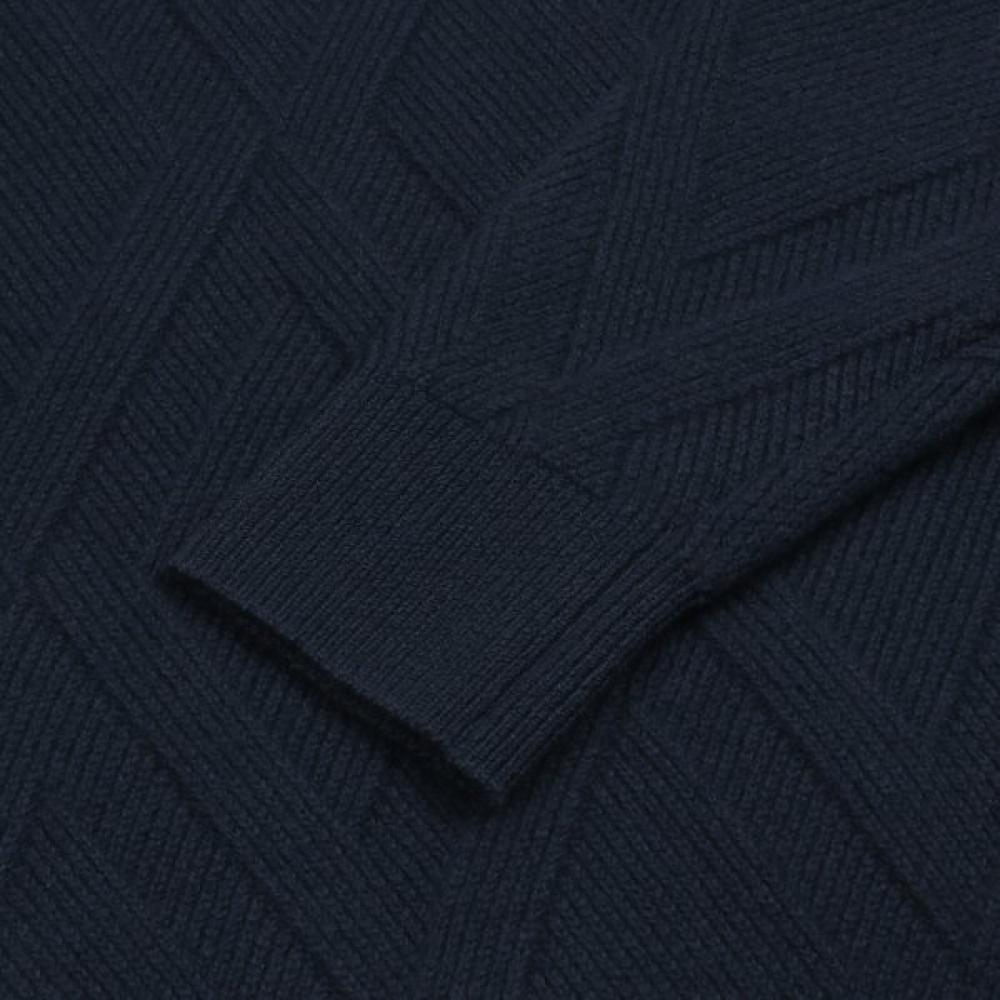 Countess Mara Soft Warm Pattern Knit Wool Blend Turtleneck Cstx3c2320b0