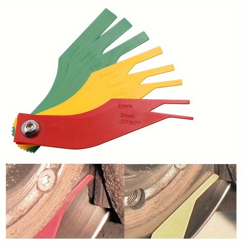 8-in-1 Car Automotive Brake Pad Measure Ruler Tool Feeler Lining Thickness Gauge
