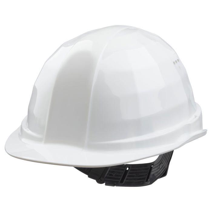 Casque De Protection - Wolfcraft - Blanc - Résistant Aux Chocs - UV Stabilisé - Ajustement Facile