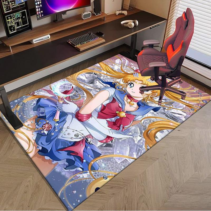 Christmas anime Princess Carpet, Chair Rug,Rug for Office Bedroom living rooms, Doormat decor Fan Gift Christmas Gift