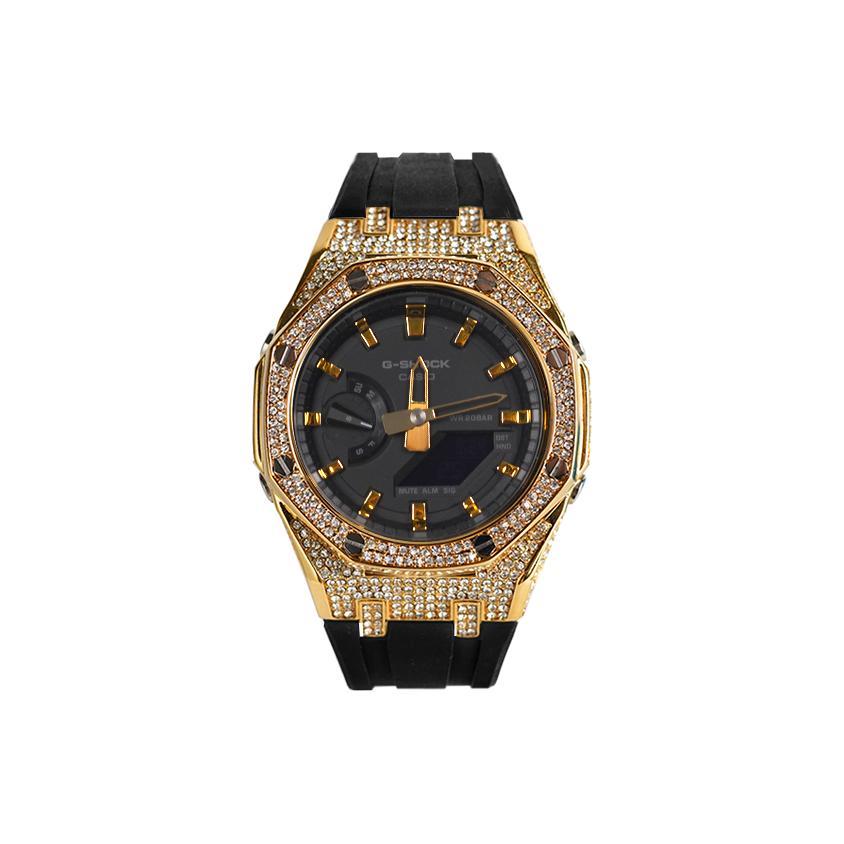 Casio Unisex 48.5mm Black Watch GA-2100-1A1(Watch8--)