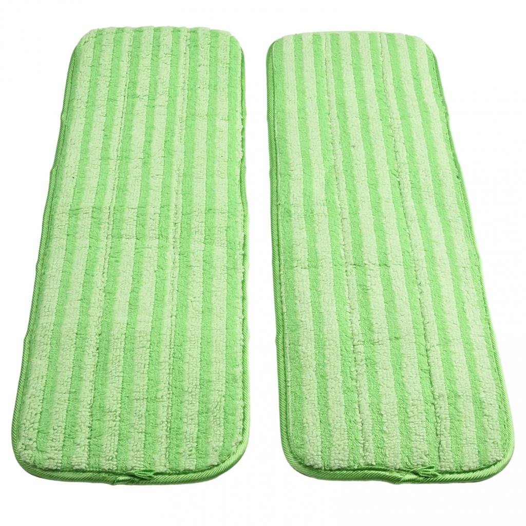 Microfiber Reusable Mop Pads Multifunctional Reusable Green