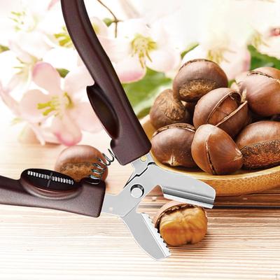 Chestnut Clip Opener Heavy Duty Clamp Shell Stainless Steel Nut Cutter Tool Dried Fruit