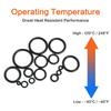 200 Stück Gummi O-Ring Sortiment Nitril Silikon Gummi Unterlegscheibe Dichtung Abdichtung Wasserdicht O-Ring Ring DIY Elektronik Reparaturset