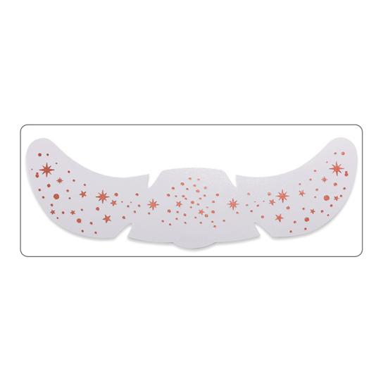 Nostalgie Freckles Face Tattoo, Glitter Makeup Patches, Sparkling Speckles, Holographic-Face Temporary Tattoo for Christmas Parties Musical