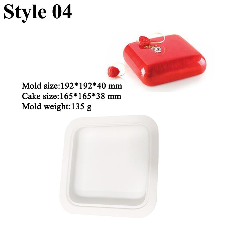 

Формы для торта круглые квадратные или прямоугольные текстуры силиконовые формы для выпечки французских десертов инструменты для украшения муссов