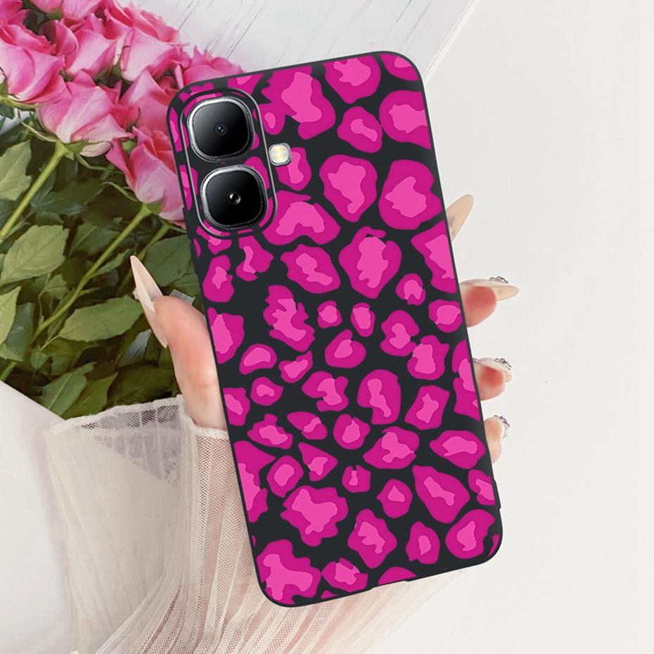 Cute Printing Phone Case For Infinix Smart 20 Soft Black Silicone TPU Cases For Infinix Smart20 X6840 X6840B Covers Bumpers