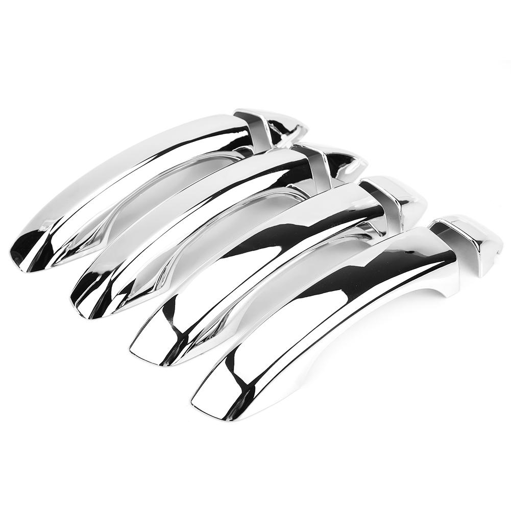 8 Pcs Car Chromium Electroplating Door Handle Cover Trim for MG Zs Suv 2018 2019