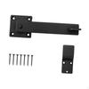 Flip Fence Farm Gate Latch Set Hardware Rustic for Chicken Coop Door Easily Install Matte Black