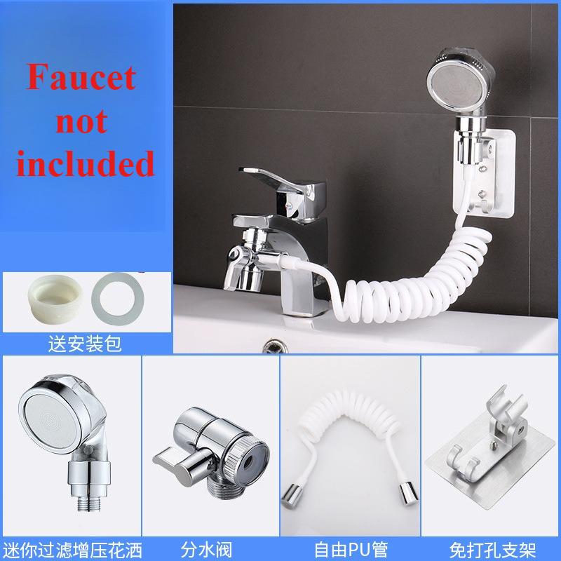 

Shower Faucet Extender Washbasin Swimming Pool Shampoo Shower Handwashing Bathroom Shower Booster Nozzle Kit